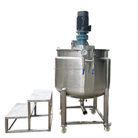 Réservoir émulsifiant homogénéisant sous vide Machines de fabrication de mayonnaise avec système de circulation Mélangeur homogénéisateur de crème cosmétique pour le visage