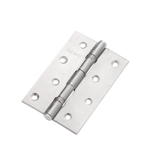 Stainless Steel Door Hinge 6 Hole 180 Degree Soft Closing With Bearing For Wooden Doors Windows Bathroom Cabinets - Product Image 4