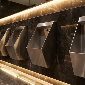 Urinarios <span class=keywords><strong>de</strong></span> Acero Inoxidable Montados en la Pared, Directo <span class=keywords><strong>de</strong></span> Fábrica, Aptos para Hoteles, Aeropuertos, Cárceles y Otros Lugares Públicos - Product Image 1