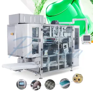 Polyva Wasserij Pod Maken Pva Film Verpakkingsmachine Wasmiddel Vloeibare Pods Productie Machine