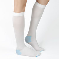 Chaussettes de compression médicale TED à bout fermé, anti-embolie, hauteur genou et cuisse, bas anti-embolie, Medias Antiembolicas