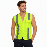 Gilet de sécurité routière à haute visibilité, réfléchissant, tactique, pour adultes
