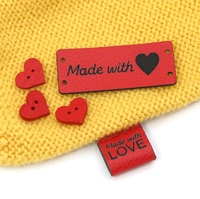 Logo de marque personnalisé étiquettes en cuir PU patchs couture vêtements étiquettes d'étiquettes pour jeans chapeaux vêtements