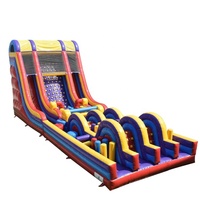 Toboggan et obstacle gonflables de parcours d'obstacles gonflables commerciaux pour enfants et adultes pour enfants
