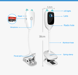 Xiaovv 3mp Hd Babyfoon Camera Flexibele Muurbevestiging Home Security Indoor Mini Draadloze Babycam Wifi Camera - Product Image 2