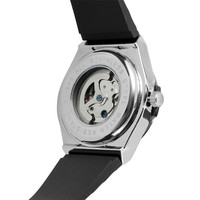 Montre mécanique automatique de luxe pour homme, marque originale Forsining 8107, bracelet en caoutchouc silicone, très vendue, lumineuse.