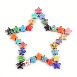 Piccoli Ornamenti Intagliati a Forma di Stella a Cinque Punte 20x20x6mm per Gioielleria, Turismo, Souvenir e Commercio Estero - Product Image 4