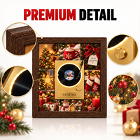 Cadre photo musical NFC personnalisé avec lumière LED, plaque de chanson DIY, cadre photo, cadeau de Noël, anniversaire, décoration de bureau à domicile