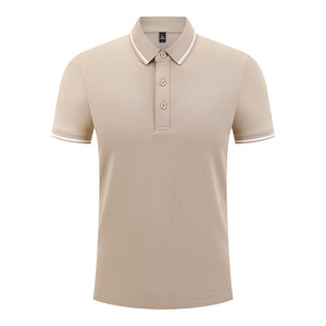 Camisa Polo de Manga Corta, Color Sólido, Ribete en Contraste, Tela de Poliéster, Uso Diario - Product Image 4