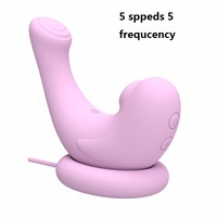Vibrateur en silicone violet bleu en forme de dauphin Jouet sexuel pour femmes adultes Jouet sexuel clitoridien vaginal à succion en forme de U Vibrateur à succion