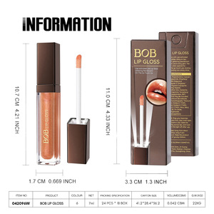 Brillo Labial Bob Pearl Glow 6ml, Líquido Brillante con Vitamina E para Labios Radiantes - Product Image 4
