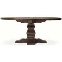 Table ronde à manger en bois récupéré, style américain, table ronde à manger en bois massif |   Personnalisable |   Vente directe d'usine