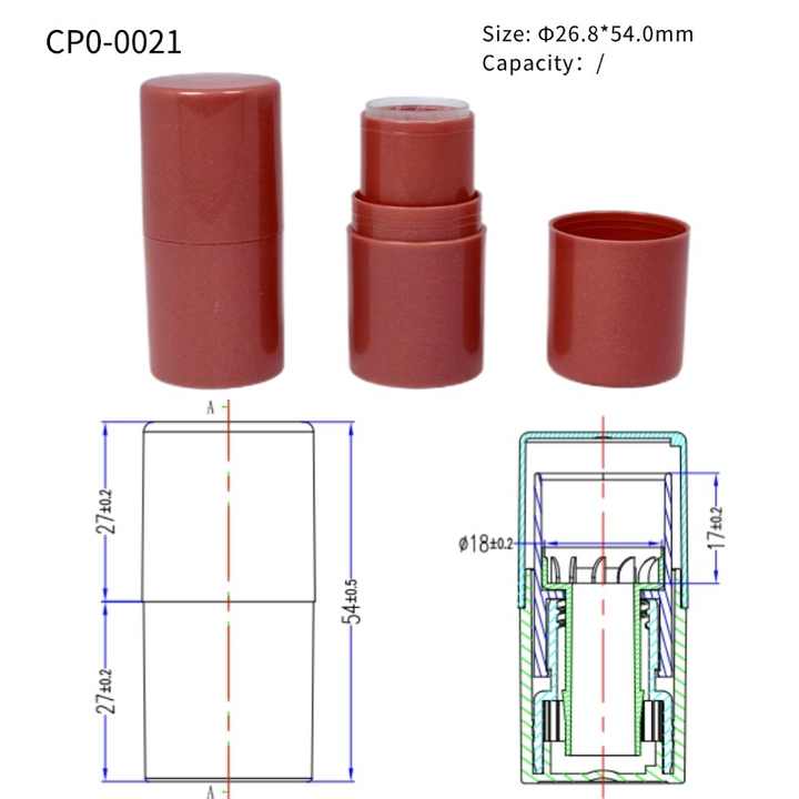 New Empty Plastic Highlighter Contour Stick Container Lip Balm Lipstick