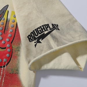 Camiseta de <span class=keywords><strong>Hombre</strong></span> Estilo Americano High Street, con Estampado de Letras, <span class=keywords><strong>Ropa</strong></span> con Agujeros, Marca de Lujo <span class=keywords><strong>Hip</strong></span> <span class=keywords><strong>Hop</strong></span>, Camisetas Rough Play <span class=keywords><strong>para</strong></span> <span class=keywords><strong>Hombre</strong></span> - Product Image 6