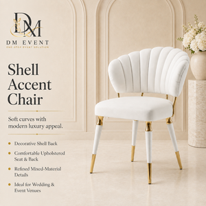 Chaise de salle à manger rembourrée de luxe personnalisée avec dossier en acier inoxydable doré pour réceptions de mariage et projets hôteliers - Product Image 1