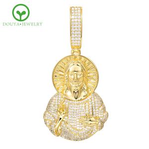 Meilleur <span class=keywords><strong>ami</strong></span> mode personnalité Hip Hop diamant Figure chandail chaîne pendentif collier pour anniversaires - Product Image 2