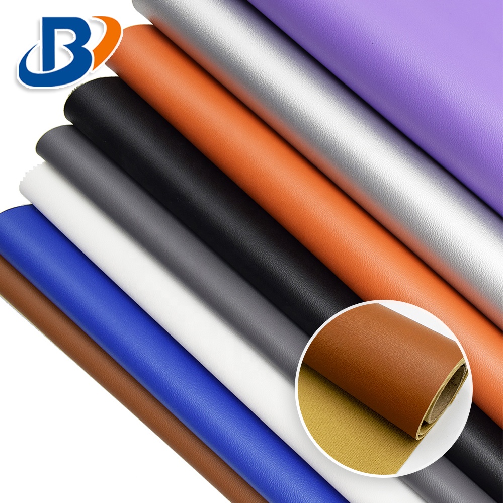 1.0mm Thick Nappa Grain Fabric Material Synthetic Artificial Leather PU Leather for Bag Shoe