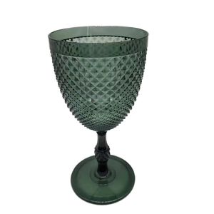 カスタムカラービンテージワイングラス再利用可能透明ゴブレットカクテルグラスパーティー用品結婚式やイベント用 - Product Image 1