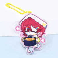 Gantungan Kunci Akrilik Figur Kartun Gadis Anime Lucu, Hadiah Sempurna, Tahan Lama, Dapat Disesuaikan, Grosir, Halloween, Paskah, Tas Sekolah