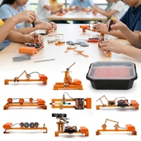 Kit de Robot Educativo Weeemake 9 en 1, kit integral de ciencia de ingeniería mecánica para aprendizaje