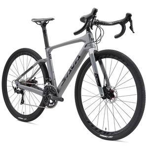 Bicicleta de grava de fibra de carbono <span class=keywords><strong>SAVA</strong></span>, bicicleta de <span class=keywords><strong>carretera</strong></span> de grava de 18 velocidades, cuadro de carbono, bicicleta de carreras para adultos - Product Image 3