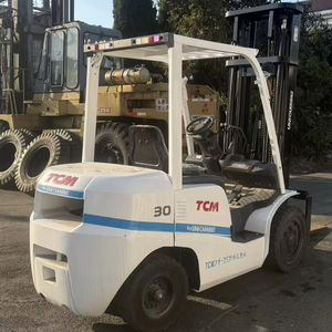 Chariot élévateur à fourche diesel TCM 3 tonnes FD30 d'occasion, fabriqué au Japon, original pour TCM Mitsubishi, excellent rendement - Product Image 1