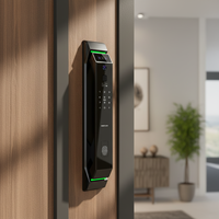 Serrure intelligente avec reconnaissance faciale 3D, empreinte digitale automatique, Tuya TTlock, clé NFC, stockage cloud pour porte en acier inoxydable, maison