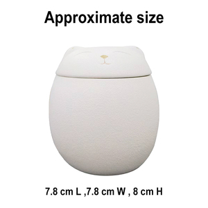 맞춤형 고양이 모양 애완동물 유골함 세라믹 용기 방습 보관 항아리 기념 유골함 도자기 항아리 애완동물 유골 장례 용품 - Product Image 2