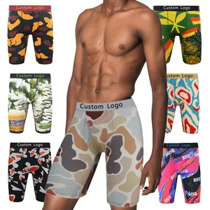 3D الطباعة الرقمية دنة مخصص الملاكمين للرجال زائد حجم عالية الجودة شعار مخصص الجملة الرجال الملابس الداخلية - Product Image 1
