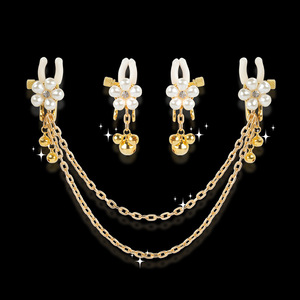 Pinces à seins fleur perle fétiche jeu de rôle pince à poitrine flirter Couples jeux de sexe accessoires de sexe outils BDSM pour adultes - Product Image 1
