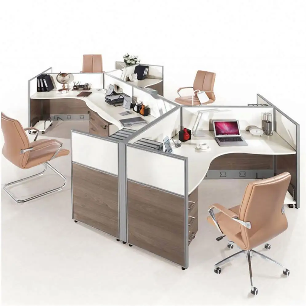 Mới Nhất Giá Thấp Có Độ Bóng Cao Workstation Bàn Văn Phòng