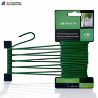 Attaches pour plantes réutilisables et résistantes, fournitures de jardinage, attaches en fil torsadé pour plantes de maison et de bureau, pratiques pour le jardinage