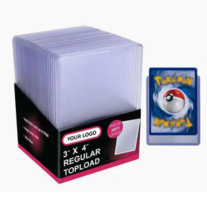 Protecteurs de manchons en plastique dur transparent en cristal Baseball Sports Pokemoned Cards 3x4 pouces Trading Card Toploaders - Product Image 1