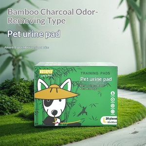Almohadillas Absorbentes para Orina de Perro Leshi, con Capa de Fibra de Carbón de Bambú para Mayor Absorción de Agua y Doble Desodorización, para Entrenamiento de Perros - Product Image 1