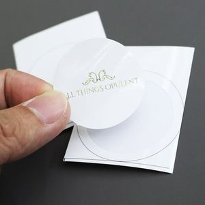 Etiqueta Adhesiva Personalizada con Logotipo, Impresión de Etiquetas/Adhesivos Blancos y Negros en Hoja/Rollo - Product Image 3