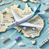 Transitaire maritime direct Chine-Australie Sydney Brisbane Suivi de fret en ligne LCL+Express 20-30 jours Assurance YFZ