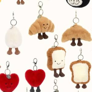 Porte-clés en peluche super douce pour la série de pendentifs <span class=keywords><strong>Lapin</strong></span>, Ours, West Highland - Product Image 4