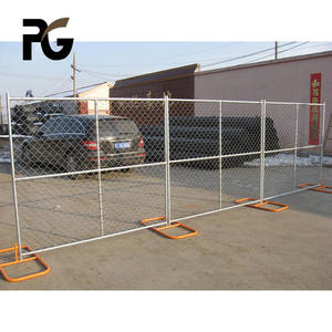 Clôture à chaîne temporaire galvanisé, support de chantier américain, livraison gratuite - Product Image 3