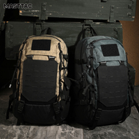 Sac à dos tactique MASTTAC MS7502 en nylon 500D avec cadre externe, 25L, étanche, fermeture éclair MOLLE, fermeture à fermoir, chasse, sports de plein air