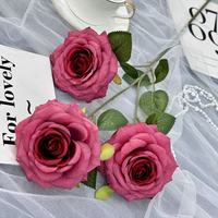 Fabrik-Großhandel Seiden-Kunstdiamant-Rose - Wasserfest, Handgefertigt für Valentinstag, Ostern, Hochzeit, Party, Bankett, Hotel, Halle