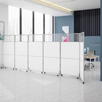 Cloison acoustique MDF design moderne cloison de bureau portable divisant les murs mobiles porte pliable pour application hospitalière scolaire