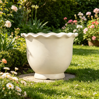 Pot de fleurs décoratif en plastique imitation trophée pour jardin domestique