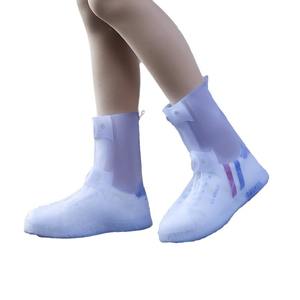 TPE doppio strato ispessimento antiscivolo scarpe da esterno resistenti all'usura coprono altri attrezzi da pioggia - Product Image 4