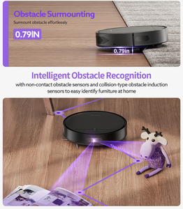 หุ่นยนต์ดูดฝุ่นและถูพื้นรุ่นใหม่ของแท้ พร้อมแรงดูด 20000pa ฐานชาร์จอัจฉริยะ หุ่นยนต์ทำความสะอาดอัจฉริยะ - Product Image 6