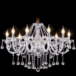 Classici moderni di lusso K9 lampadario di cristallo soggiorno lampada a sospensione in vetro dorato per lampadari e lampade a sospensione per camera da letto dell'hotel - Product Image 3