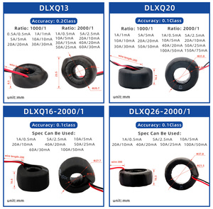 Trasformatore di Corrente AC Mini <span class=keywords><strong>Serie</strong></span> DL-CT08CL da 20A/10mA a 50A/50mA Tipo ad Anello per Misurazioni - Product Image 5