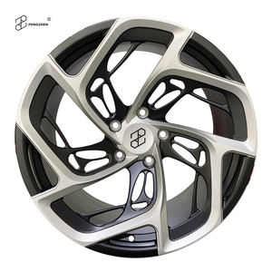 Jantes en alliage d'aluminium forgé originales Pengzhen personnalisées, noir mat et argent, 20, 21, 22 pouces, 5x108, pour Zeekr <span class=keywords><strong>Bugatti</strong></span> Veyron - Product Image 5