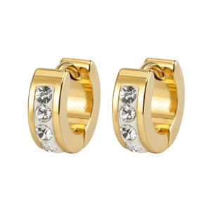 Modeschmuck Ohrringe <span class=keywords><strong>Eico</strong></span> Hot Selling Runde Edelstahl Ohrringe Schmuck Nische Mode OL Damen Ohrringe - Product Image 4