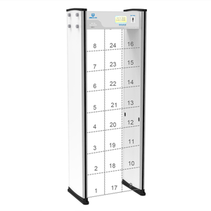 An ninh cao đi bộ sốt sàng lọc Máy dò kim Loại máy quét nhiệt độ cửa cho sản phẩm bảo vệ phát hiện nhiệt độ cơ thể - Product Image 6