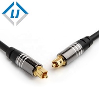Câble audio toslink en fibre optique numérique, plaqué or, haute qualité, fourniture d'usine